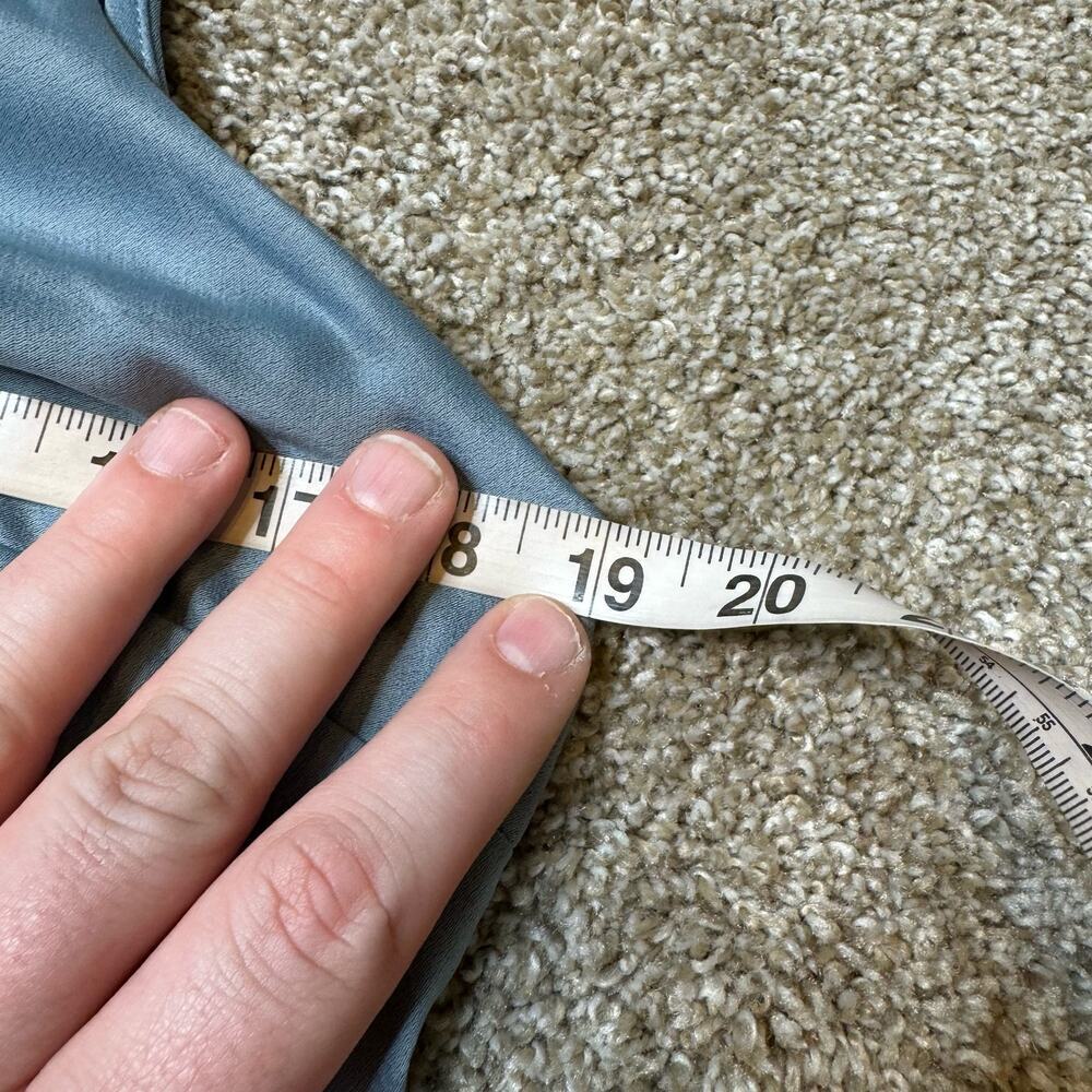 NEW BHLDN Audrie Dusty Blue Satin Midi Dress Sized
10 MSRP $188 - Picture 5 of 8